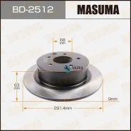 ���� ��������� Nissan Teana ���. (���. 2 ��. ) Masuma BD2512 BD2512 ����