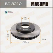 ���� ��������� Masuma, front Mitsubishi RVR / N23W [��.2] Masuma BD3212, �������� BD3212 ����
