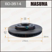 ���� ��������� Mitsubishi Airtrek �����. Masuma BD3514 BD3514 ����