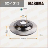 ���� ��������� Mazda CX-5 ���. (���. 2 ��. ) Masuma BD4513 BD4513 ����