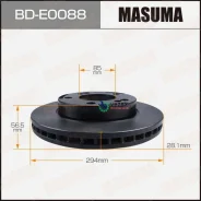 ���� ��������� Ssangyong Kyron -15 �����. Masuma BDE0088 BDE0088 ����