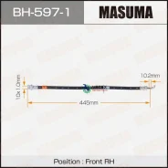 ����� ��������� Masuma T- /front/ LAND Cruiser UZJ200L RH Masuma BH5971, ������ �������� BH5971 ����