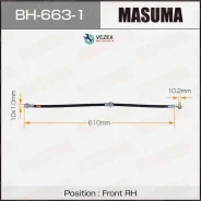 ����� ��������� Masuma N- /front/ Qashqai, Dualis / J10 RH Masuma BH6631, ������ �������� BH6631 ����