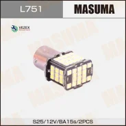 ����� ������������ BA15S 12V/21W SMD �������������� (����� 2 ��. ) Masuma L751 L751 ����
