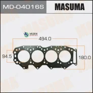 ��������� ������� ����� Masuma, WL, ����������� (������-���������) ������� 1,10 �� (1/10) Masuma MD04016S MD04016S ����