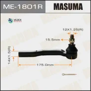 ���������� ������� ���� Mazda 2 ����. Masuma ME1801R ME1801R ����
