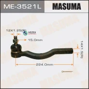 ���������� ������� ���� Toyota Estima ���. Masuma ME3521L ME3521L ����