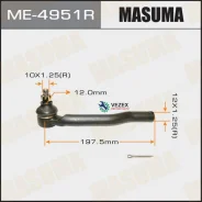 ���������� ������� ���� Nissan CUBE 07- ����. Masuma ME4951R ME4951R ����