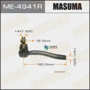 ���������� ������� ���� Nissan Teana(J31) ����. Masuma ME4941R ME4941R ����