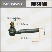 ���������� ������� ���� Subaru Legacy ���. /����. Masuma ME6651 ME6651 ����
