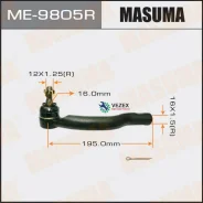 ���������� ������� ���� Toyota RAV4 06- ����. Masuma ME9805R ME9805R ����