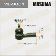 ���������� ������� ���� Mitsubishi Outlander 03- ���. /����. Masuma ME9881 ME9881 ����