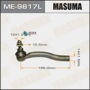 ���������� ������� ���� Toyota Prius/CT200H ���. Masuma ME9817L ME9817L ����