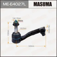 ���������� ������� �����! BMW E87/E90 05 Masuma MEE4027L MEE4027L ����