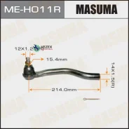 ���������� ������� ���� Honda Odyssey ����. Masuma MEH011R MEH011R ����