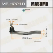 ���������� ������� ���� Honda Civic 06- ����. Masuma MEH221R MEH221R ����