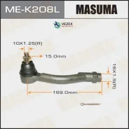 ���������� ������� ���� Masuma Hyundai, KIA/ Tucson, Sportage LH Masuma MEK208L, ����� MEK208L ����