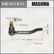 ���������� ������� ���� Nissan Teana 08- ���. Masuma MEN151L MEN151L ����