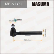 ���������� ������� ���� Masuma Nissan Murano / Z50 Masuma MEN121 MEN121 ����