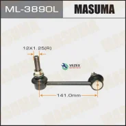 ���� ������������� Toyota LAND Cruiser Prado 120 ������. ���. Masuma ML3890L ML3890L ����