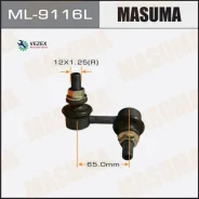 ������ ������������� (����) Masuma rear Nissan Pathfinder 05- LH Masuma ML9116L, ����� ������ ML9116L ����