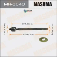 ���� ������� Toyota Corolla E120 Masuma MR3640 MR3640 ����