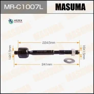 ���� ������� Toyota Previa/Tarago ���. Masuma MRC1007L MRC1007L ����