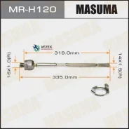 ���� ������� Honda CR-V 07- ���. /����. Masuma MRH120 MRH120 ����