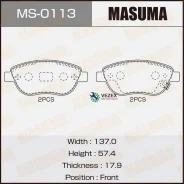 ������� ��������� Peugeot 307 -08 ����. �����. Masuma MS0113 MS0113 ����
