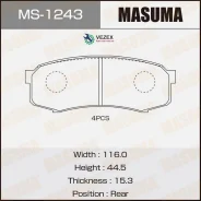������� ��������� Mitsubishi LAND Cruiser 90 90- ����. Masuma MS1243 MS1243 ����