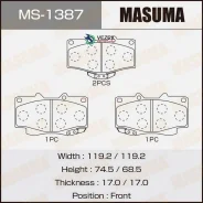 ������� ��������� Toyota LC 70/80/90 87- ������. Masuma MS1387 MS1387 ����