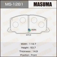 ��������� ������� �������� Toyota Carina/Carina ED/Celica/Corona EXIV 91- Masuma MS1281 MS1281 ����