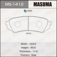������� ��������� Toyota LAND Cruiser 100 98- 4.7/3.0-4.2 Diesel ����. Masuma MS1412 MS1412 ����
