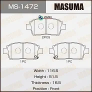 ������� ��������� Toyota Yaris 99- ������. Masuma MS1472 MS1472 ����