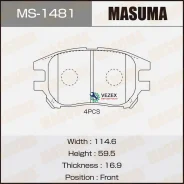 ������� ��������� Toyota/Lexus RX 02- ������. Masuma MS1481 MS1481 ����