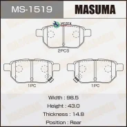 ������� �������� Masuma, AN-716WK, NP1071, P83133 rear (1/12) Masuma MS1519, ������ MS1519 ����