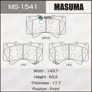������� ��������� Toyota LAND Cruiser 200 07- ������. Masuma MS1541 MS1541 ����