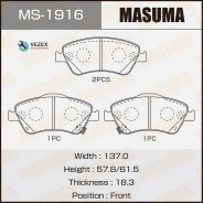 ��������� ������� �������� Toyota Auris/Corolla 01- �����. Masuma MS1916 MS1916 ����