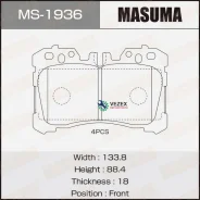 ������� ��������� Lexus LS450 -17 �������� �����. Masuma MS1936 MS1936 ����