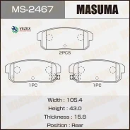 ������� �������� Masuma, AN-669WK, NP9015, P10005 rear (1/12) Masuma MS2467, ������ MS2467 ����