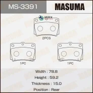 ������� ��������� Mitsubishi Pajero 98- ����. Masuma MS3391 MS3391 ����