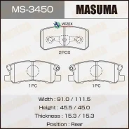 ������� ��������� Mitsubishi Pajero 90- ����. Masuma MS3450 MS3450 ����