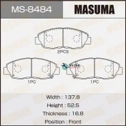 ������� ��������� �������� �������� Honda 06450-S5D-A00 Masuma MS8484 MS8484 ����