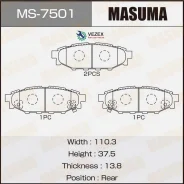 ������� �������� Masuma, AN-696WK, PF-7501, P78020 rear (1/12) Masuma MS7501, ������ MS7501 ����