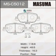 ������� ��������� Honda CR-V 18- �������� ����. Masuma MSC5012 MSC5012 ����