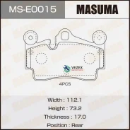 ������� �������� Masuma, P85070 rear (1/12) Masuma MSE0015, ������ MSE0015 ����
