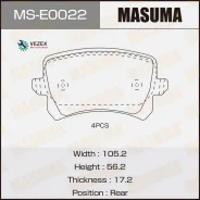 ��������� ������� �������� VAG A6/Q3/GOLF/Passat Masuma MSE0022 MSE0022 ����
