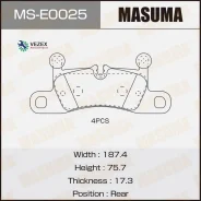 ������� �������� Masuma, P65027 rear (1/6) Masuma MSE0025, ������ MSE0025 ����