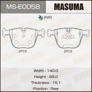 ������� �������� Masuma, AN-4765K, P06053 rear (1/6) Masuma MSE0058, ������ MSE0058 ����