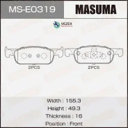 ������� ��������� Renault CLIO 12- ����. �����. Masuma MSE0319 MSE0319 ����